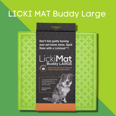 Licki Mat Buddy large grün 28 x 28 cm