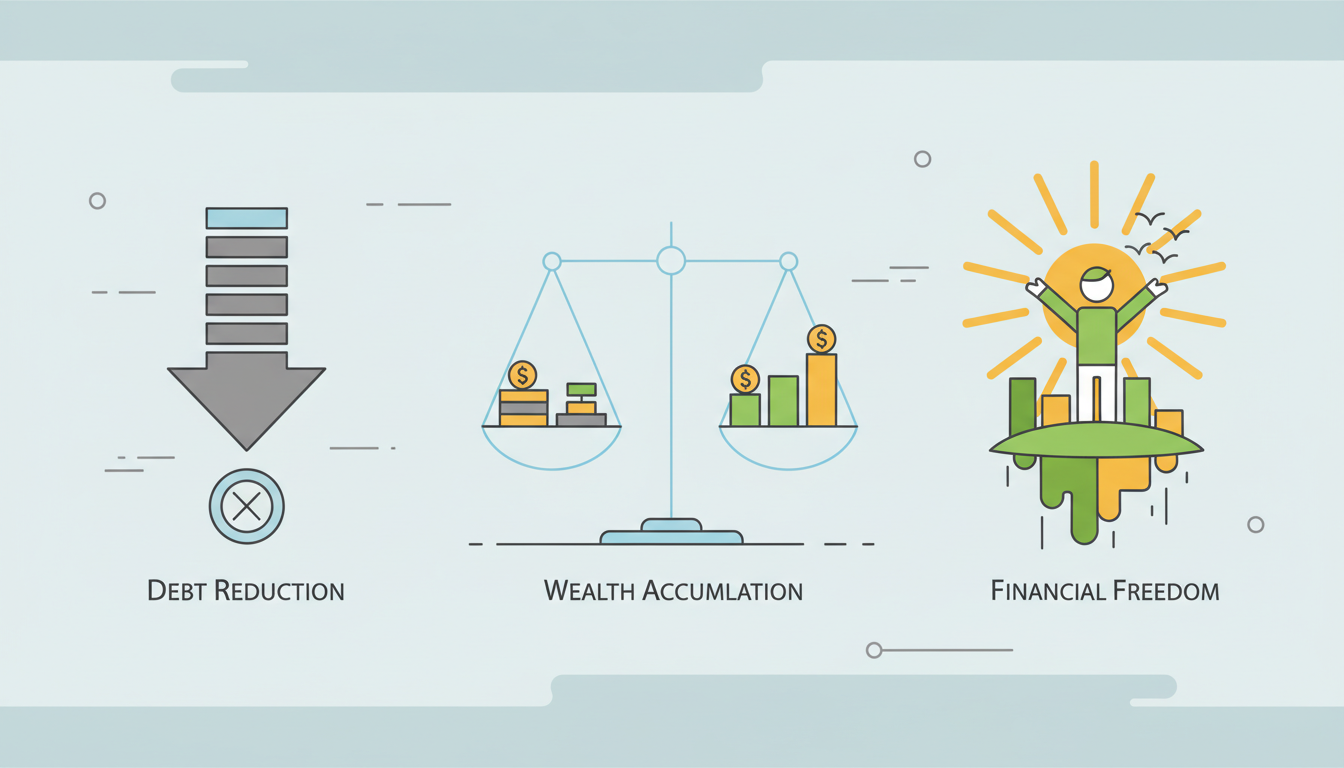 Schulden abbauen und Vermögen aufbauen: Dein Weg zur finanziellen Freiheit